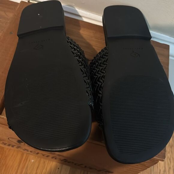 Katy Perry Collections Black Double Buckle Sandals size 9 - Picture 4 of 5